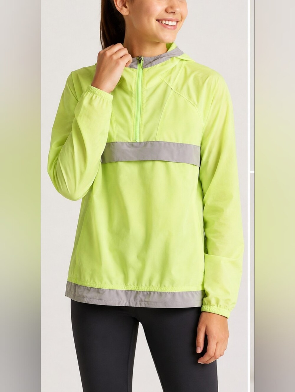 Ivivva  Half Zip Hooded Windbreaker Jacket Girls 12